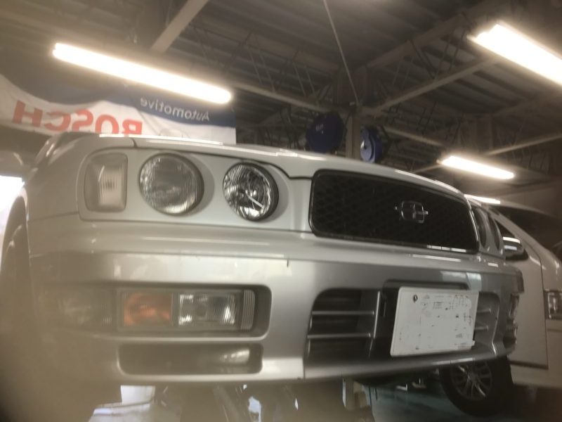 日産 グロリア（Y33） オイルパンガスケット交換 | さくら車検‐ブログ