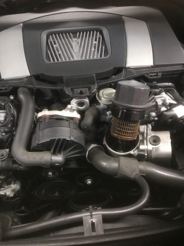 メルセデスベンツC250（W204） エンジンオイル交換 さくら車検‐ブログ＆整備レポート