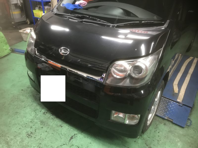 ダイハツ ムーヴ L175s 185s のエンジンマウント交換 さくら車検 ブログ 整備レポート