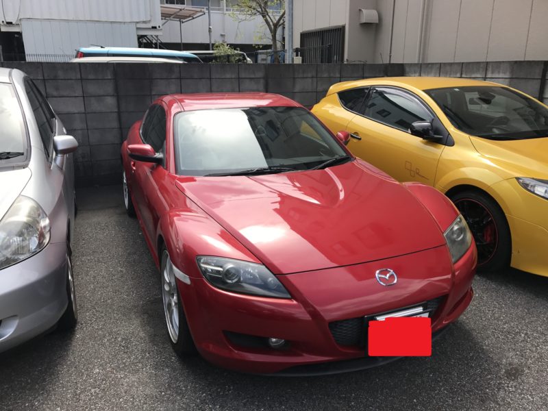 マツダ RX-8 塗装(ボンネット ルーフ トランク) | さくら車検‐ブログ ...