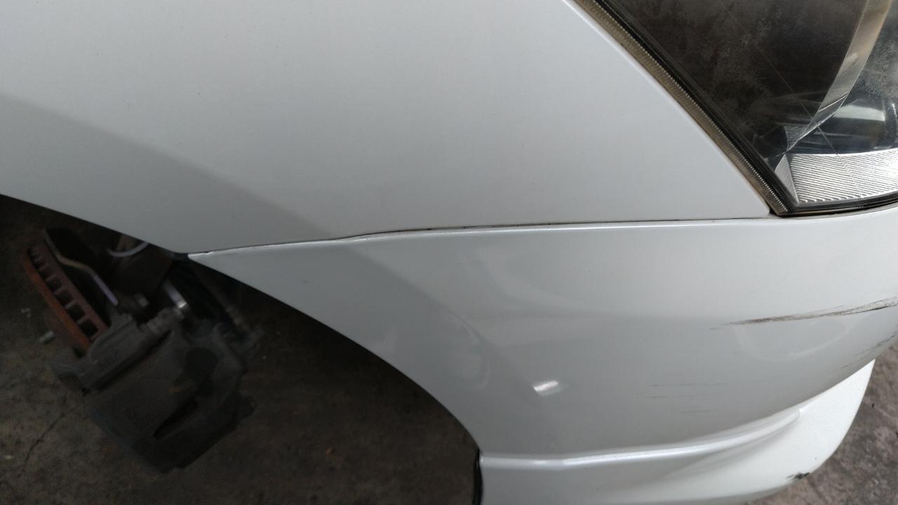 トヨタ ウイッシュ フロントバンパー修正 さくら車検 ブログ 整備レポート トヨタ ウイッシュ フロントバンパー修正 さくら車検 ブログ 整備レポート