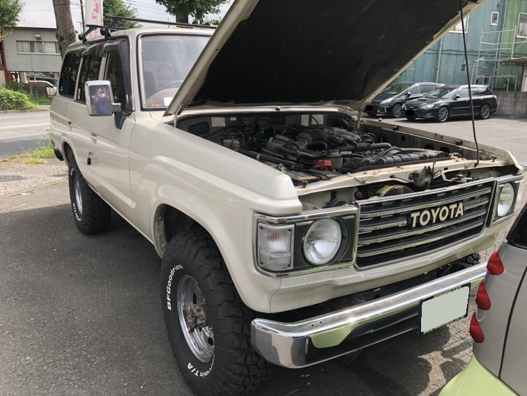 Toyota ランドクルーザー60 セルモーター交換 さくら車検 ブログ 整備レポート Toyota ランドクルーザー60 セルモーター交換 さくら車検 ブログ 整備レポート