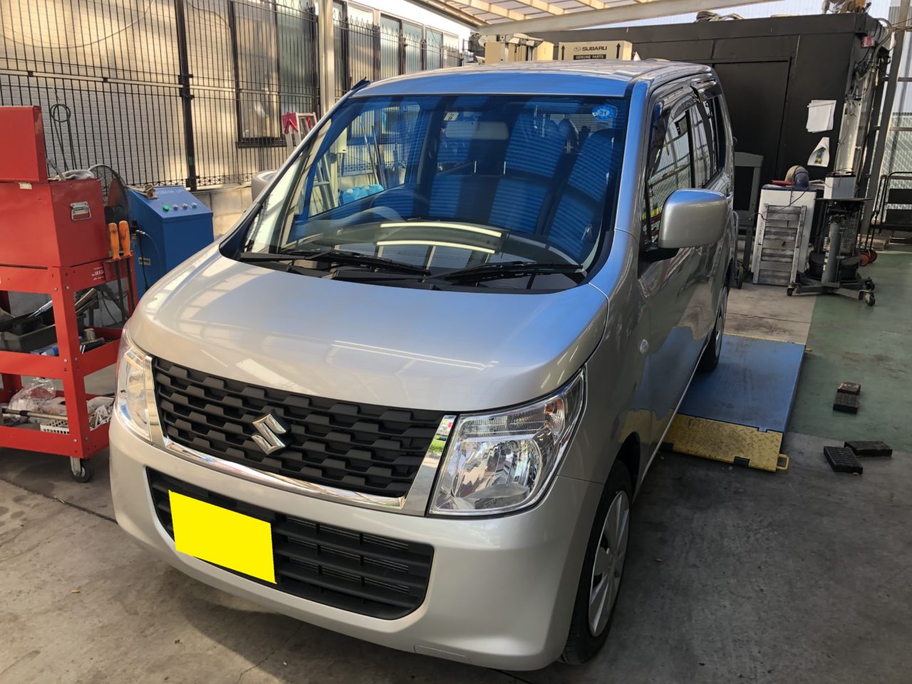 スズキ ワゴンr 福祉車両 昇降シート車 さくら車検 ブログ 整備レポート