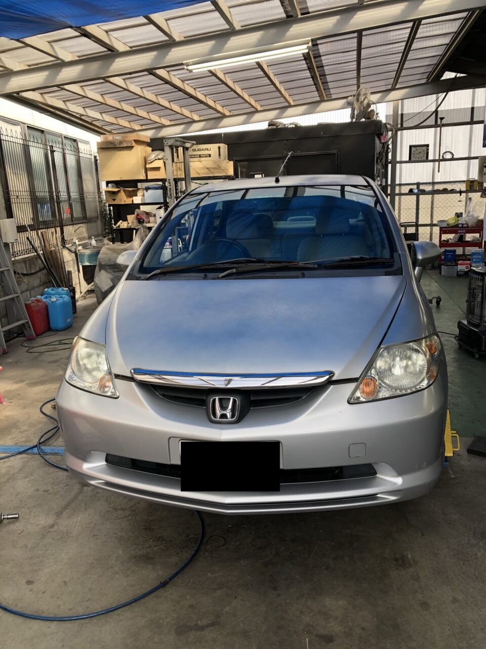 ホンダ フィットアリア アッパーマウント交換 | さくら車検‐ブログ＆整備レポート