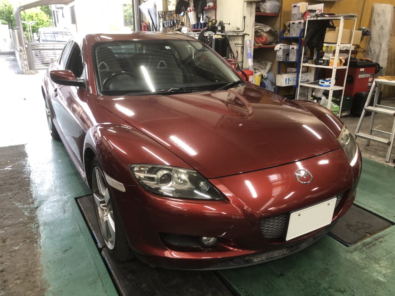 マツダ Rx 8 キャニスターパージバルブ交換 さくら車検 ブログ 整備レポート