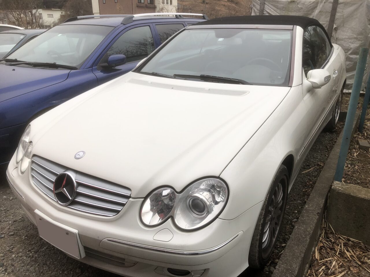 メルセデスベンツ Clk 電動ルーフ油圧シリンダー交換 さくら車検 ブログ 整備レポート