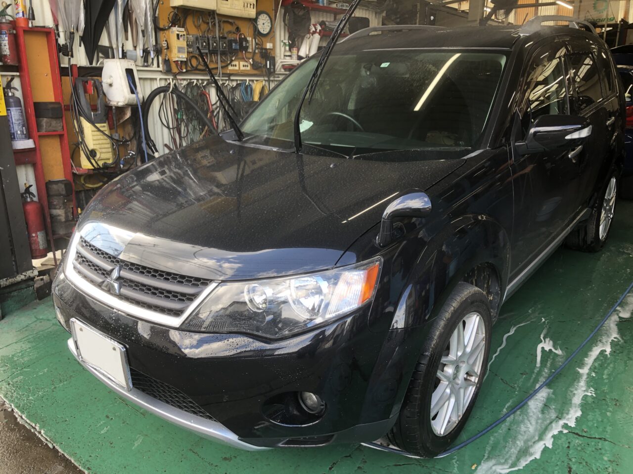 三菱 アウトランダー パワーステアリングホース交換 | さくら車検