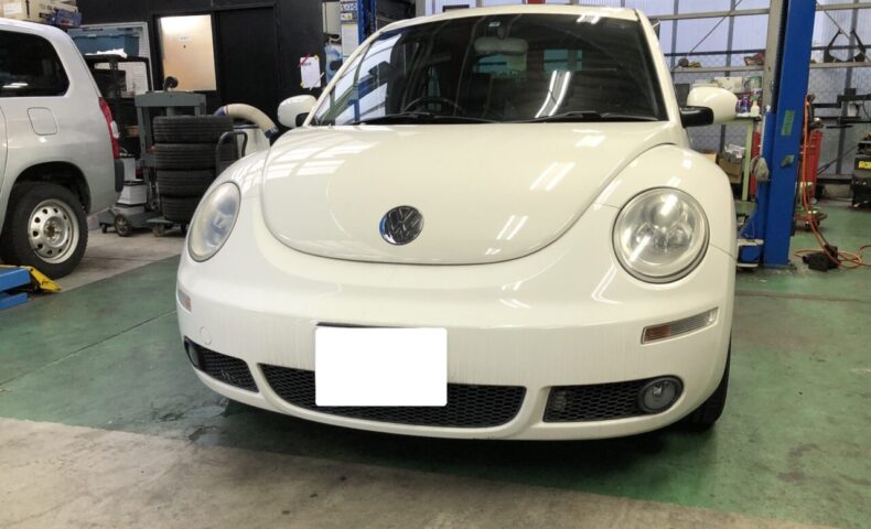 フォルクスワーゲン ニュービートル フロントブレーキパッド交換