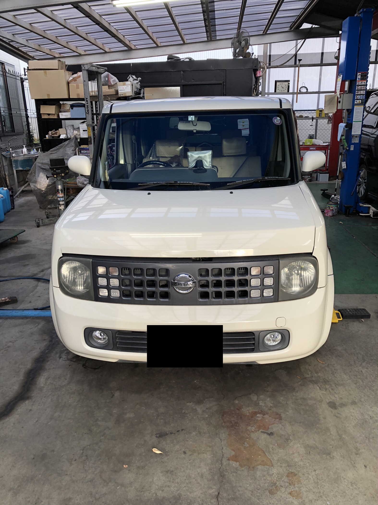 日産 キューブ タペットカバーパッキン交換 さくら車検‐ブログ＆整備レポート