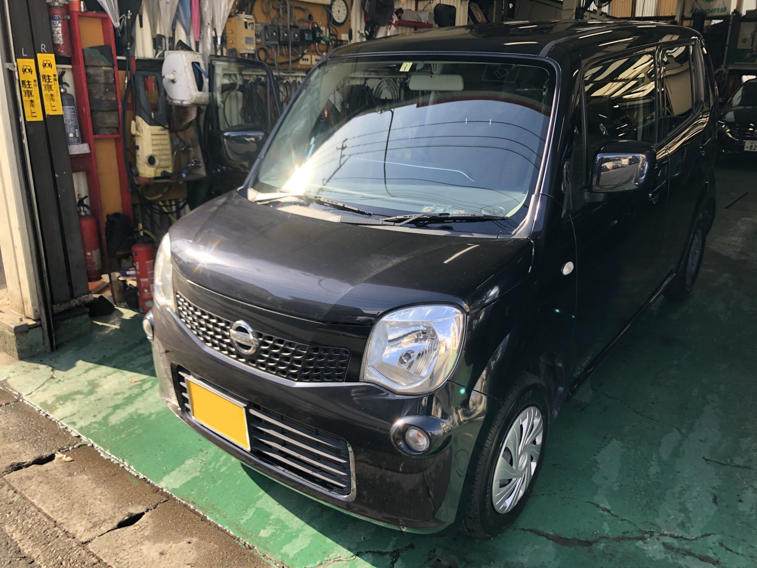 日産 モコ リアハブベアリング交換 | さくら車検‐ブログ＆整備