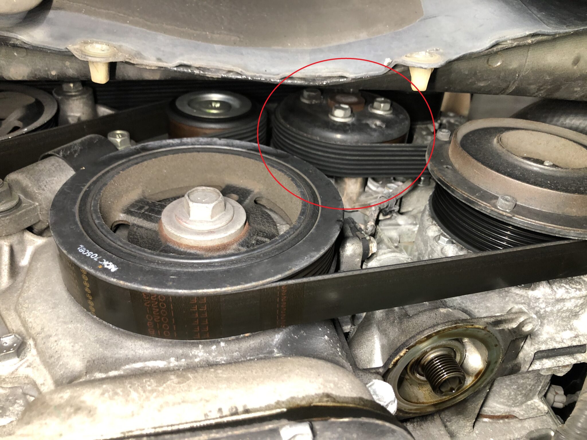 トヨタ ヴォクシー ウォーターポンプ交換 さくら車検‐ブログ＆整備レポート