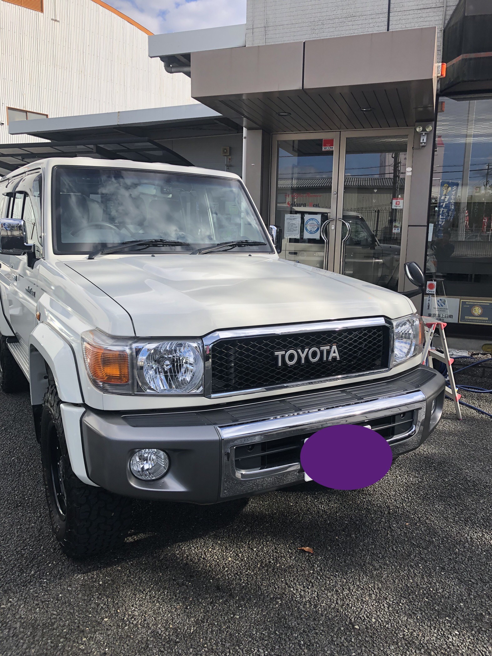 限定復刻版 トヨタ ランドクルーザー70 車検整備 | さくら車検‐ブログ