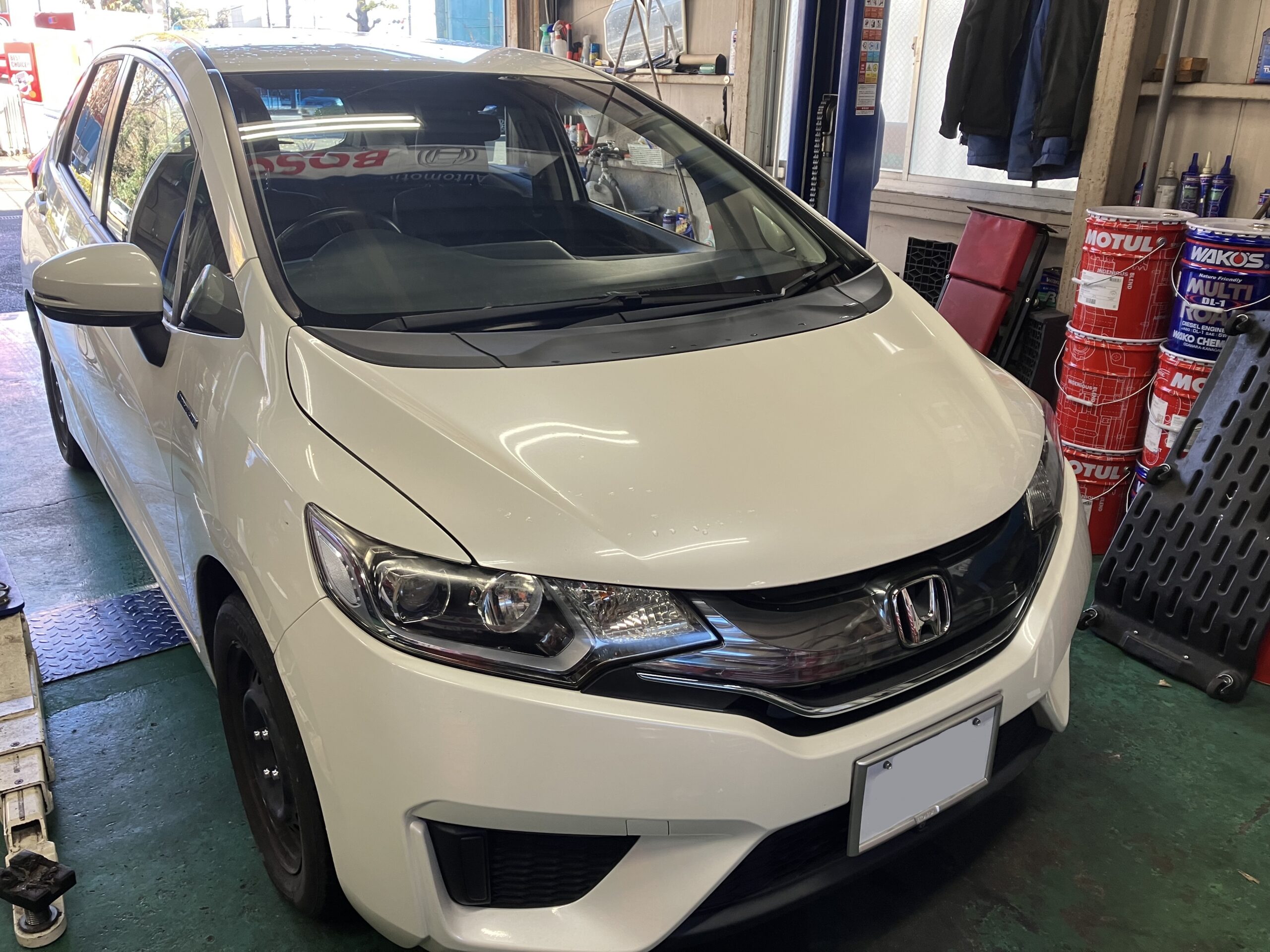 ホンダ フィット ドアミラー交換 さくら車検‐ブログ＆整備レポート