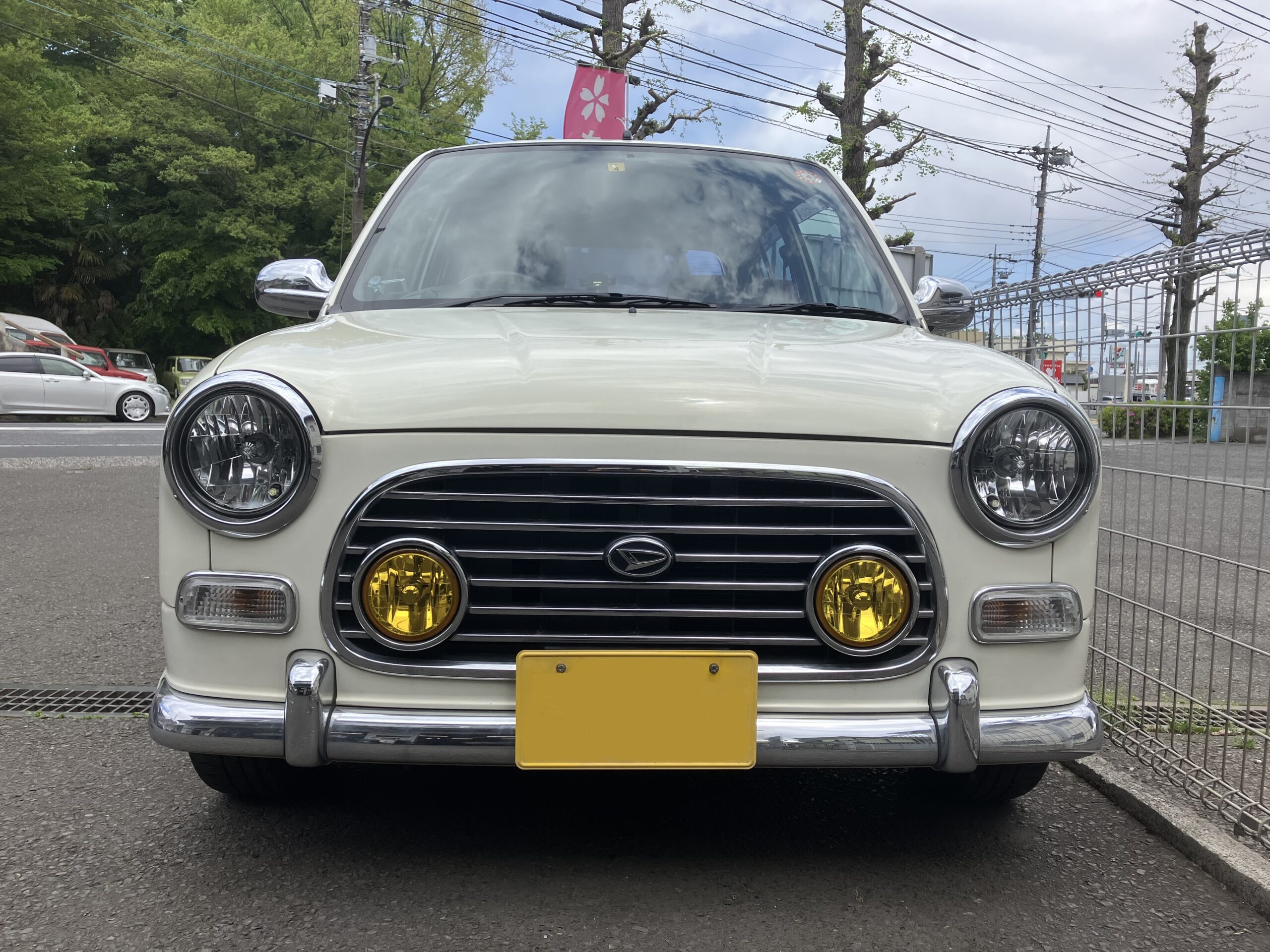 ダイハツ ミラジーノ マフラーガスケット交換 | さくら車検 ダイハツ ミラジーノ マフラーガスケット交換 | さくら車検