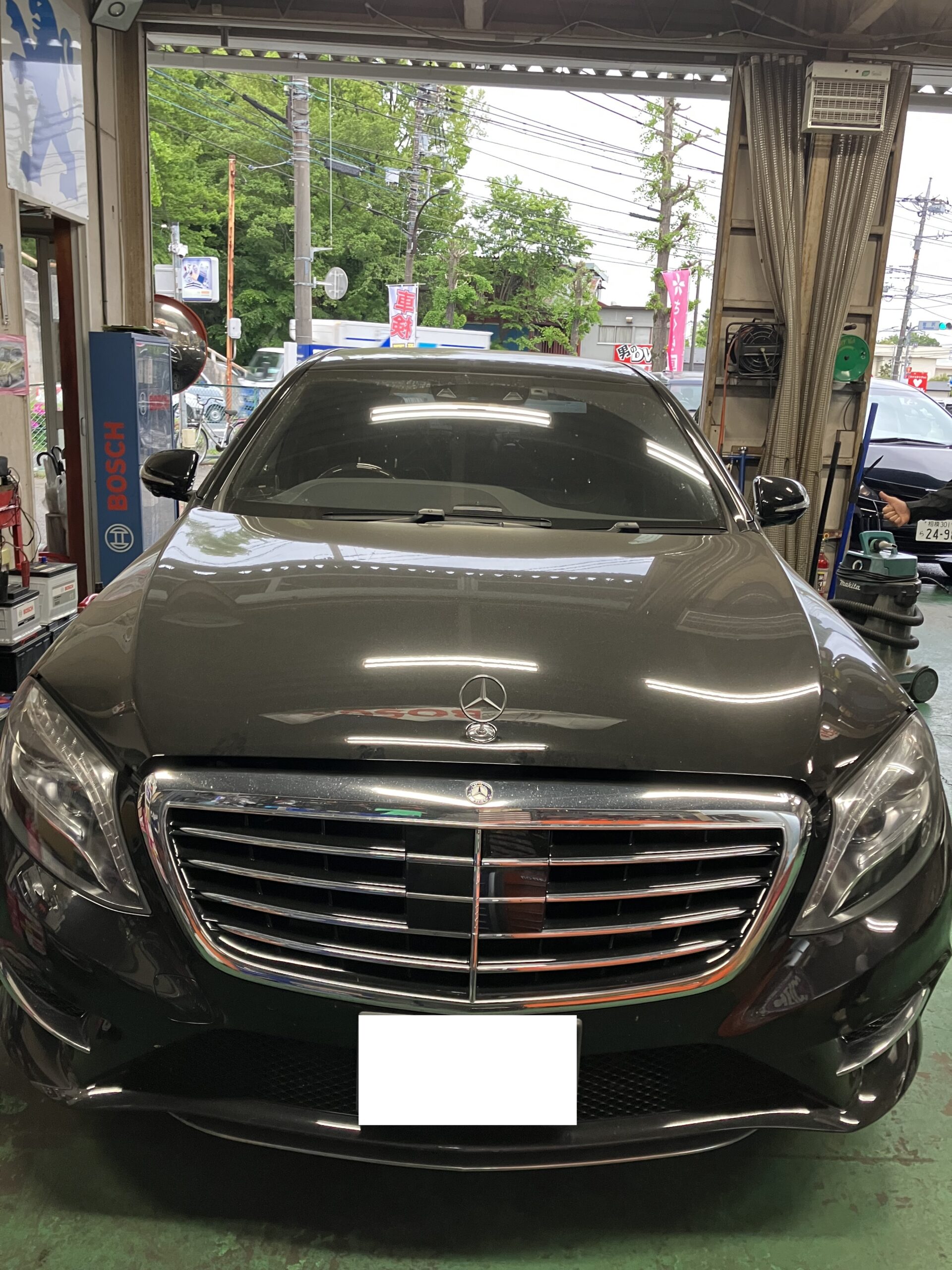 メルセデス ベンツ S550 バッテリー交換 | さくら車検‐ブログ＆整備 