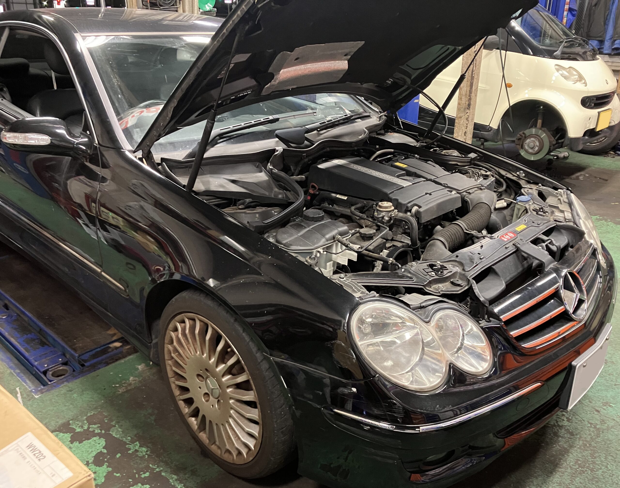 メルセデスベンツ CLKクラス ウォーターポンプ交換 | さくら車検